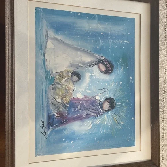 The Nativity by Ettore Ted Degrazia Art Print Poster 15x12 Inches Wall Decor - Picture 5 of 8